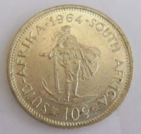 1964 UNC 10 CENT CONDITION AS PER PHOTO