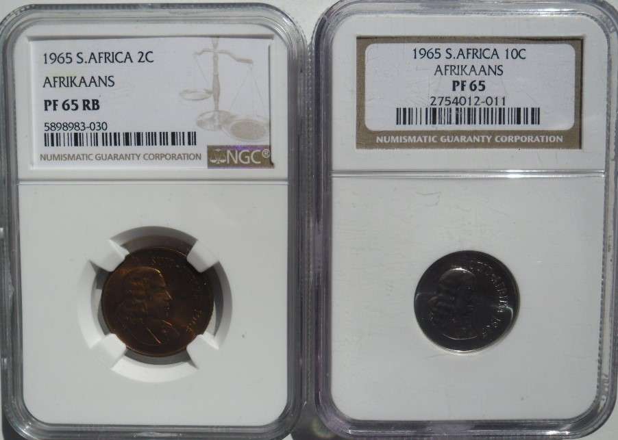 1965 SHORT PROOF SET GRADE BY NGC