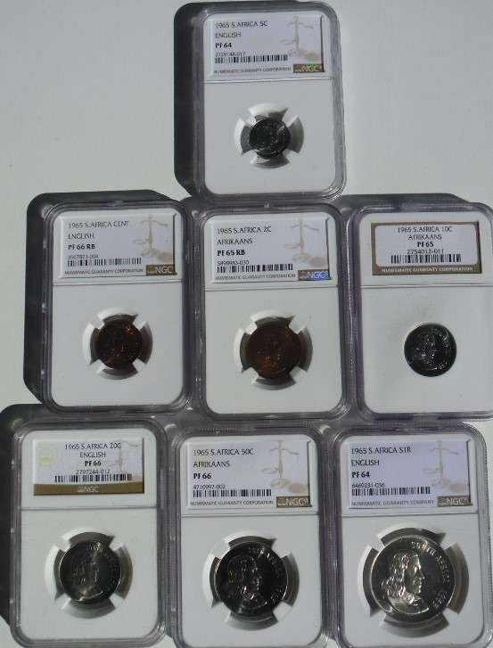 1965 SHORT PROOF SET GRADE BY NGC