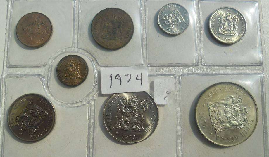 1974 UNC SET WITH SILVER RAND AS ISSUED BY SAM