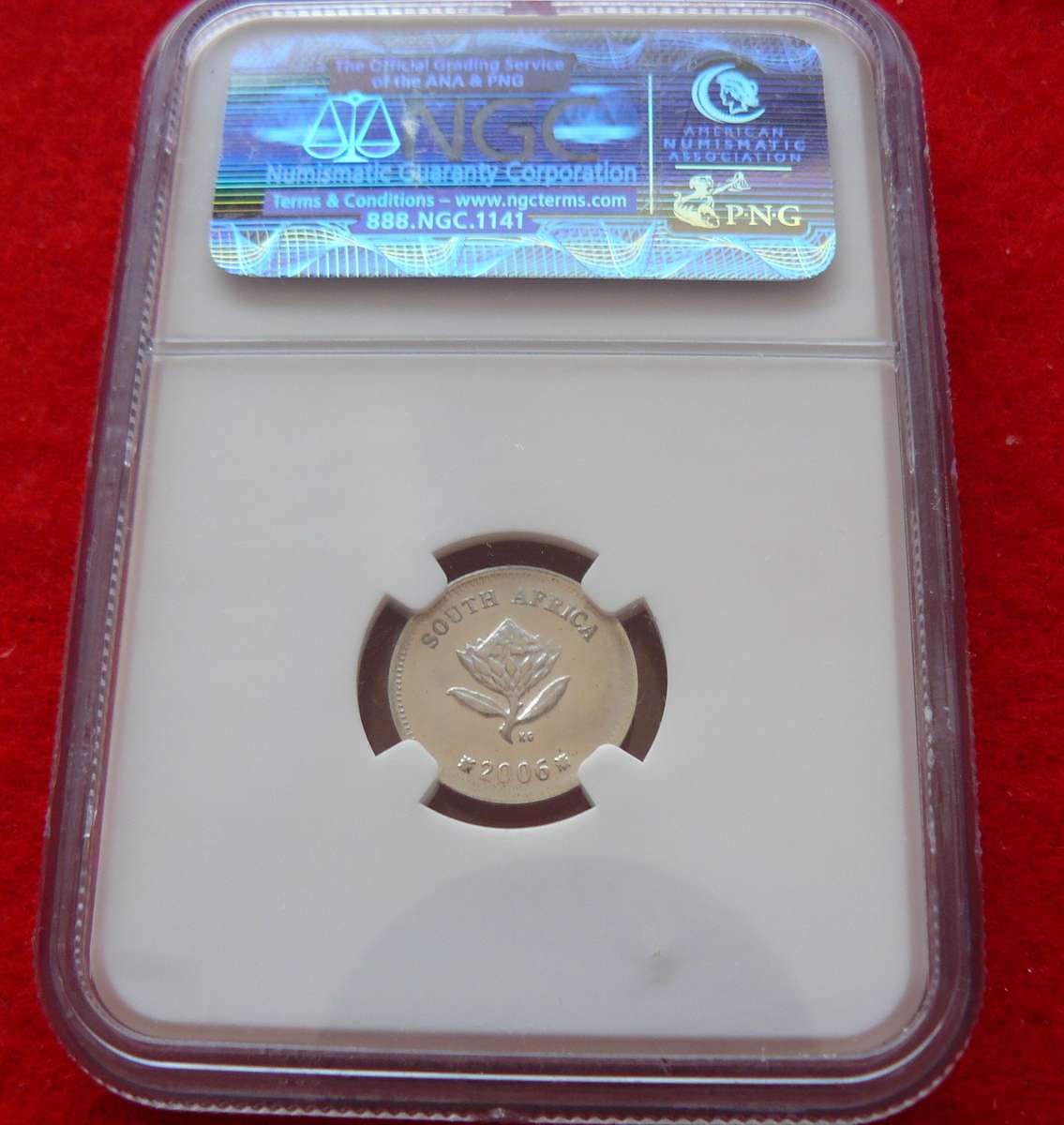 2006 2.5 CENT SECTARY BIRD FLYPRESS NC GRADED MS 64