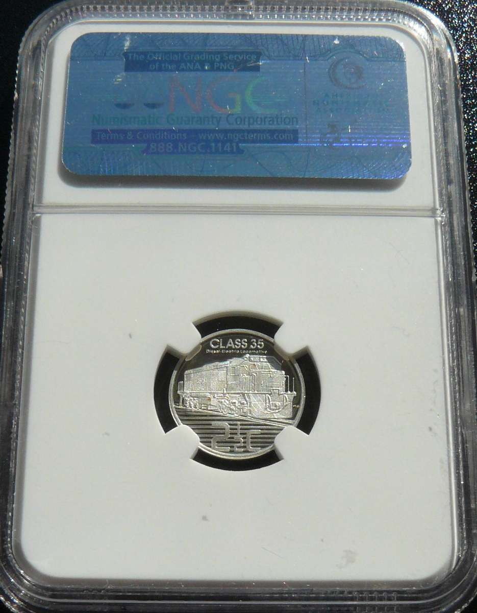 2013 2.5 CENT TRAINS CLASS 35 P/E JHB COIN SHOW NGC GRADED PF69 UC