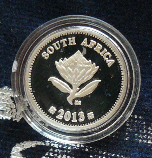 2013 PROOF 2.5 CENT WITH BAG AND CERT.