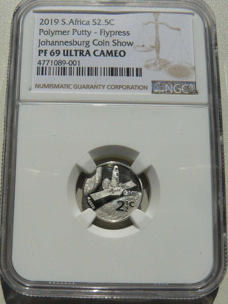 2019 2.5C POLYMER PUTTY JHB FLYPRESS NGC GRADED PF69UC