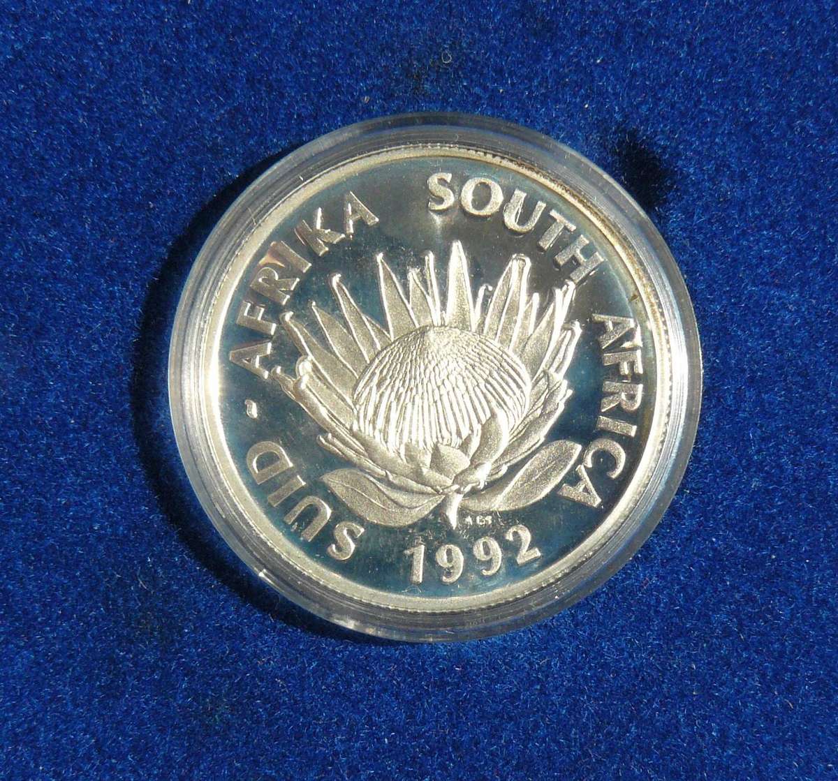 1992 PROOF SILVER R1 COINAGE CENTENNIAL  IN SAM BOX