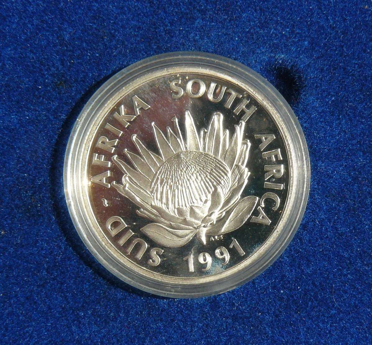 1991 PROOF SILVER R1 NURSING IN SAM BOX