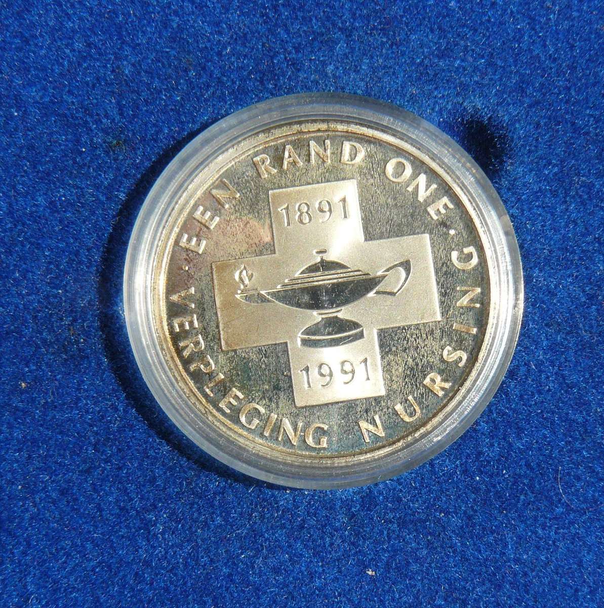 1991 PROOF SILVER R1 NURSING IN SAM BOX