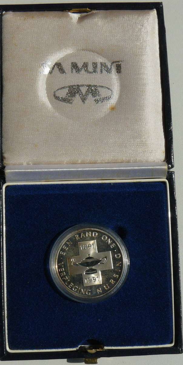 1991 PROOF SILVER R1 NURSING IN SAM BOX