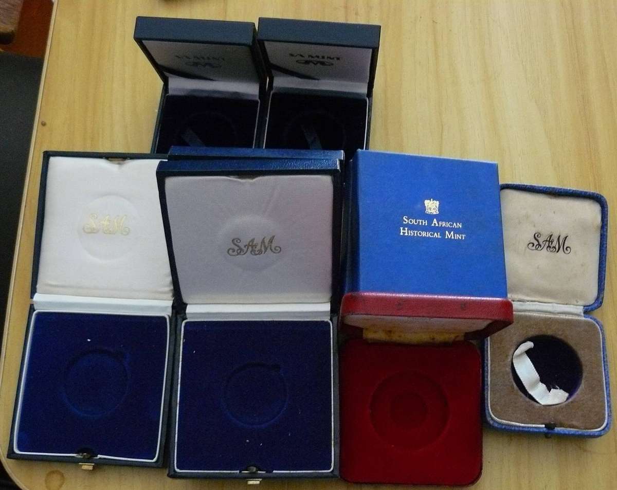 LOT OF COIN BOXES AND OTHER ALL FOR ONE BID