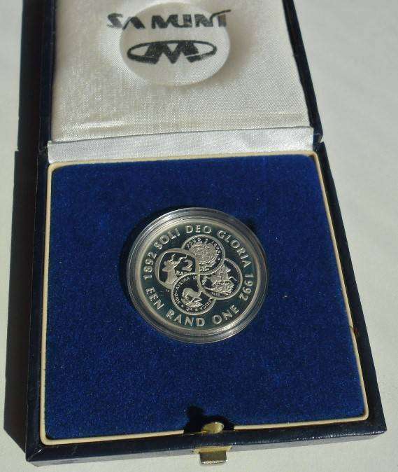 1992 SILVER RAND COINAGE IN SAM BOX
