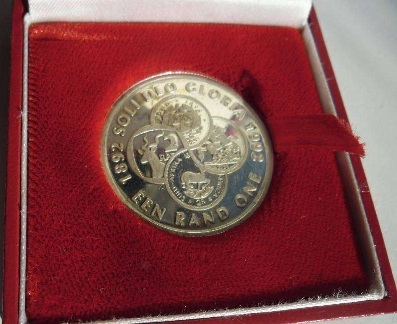 1992 SILVER R1 COINAGE IN SAM BOX