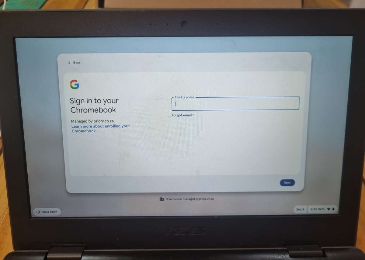 ASUS Chromebook C204 Celeron N4020 4GB RAM 32GB eMMC Touch Display 11.6" Screen