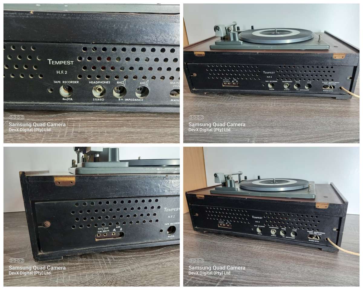 Vintage! Tempest Record Player - Solid Wooden Case - Perfect For Collectors & Vintage Enthusiasts