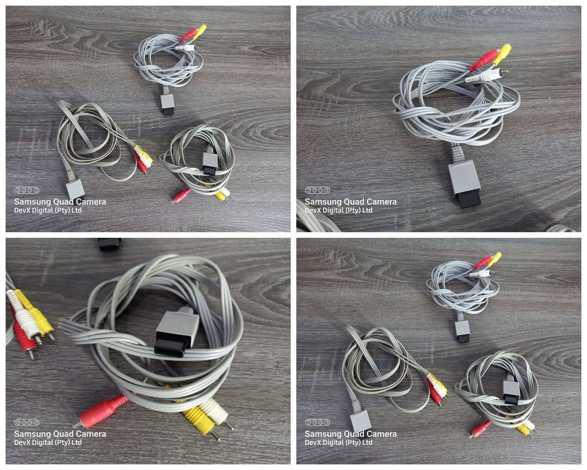 Verified Working! All-in-One Nintendo Accessories Pack - Power, RCA Cables & Sensor Bars - Tested