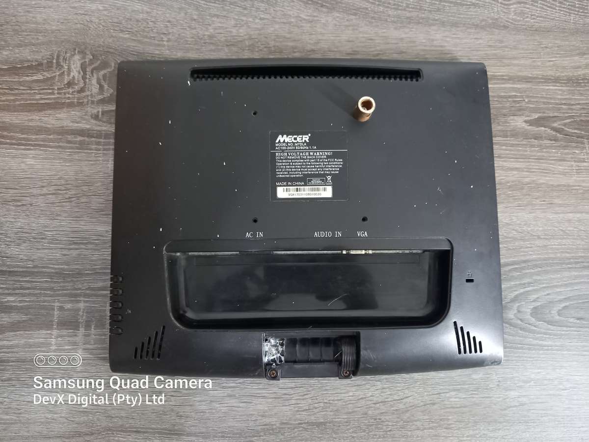Verified Tested - 17-inch Mecer LCD Monitor - Perfect For CCTV And Wall Mounting - 1280 x 1024
