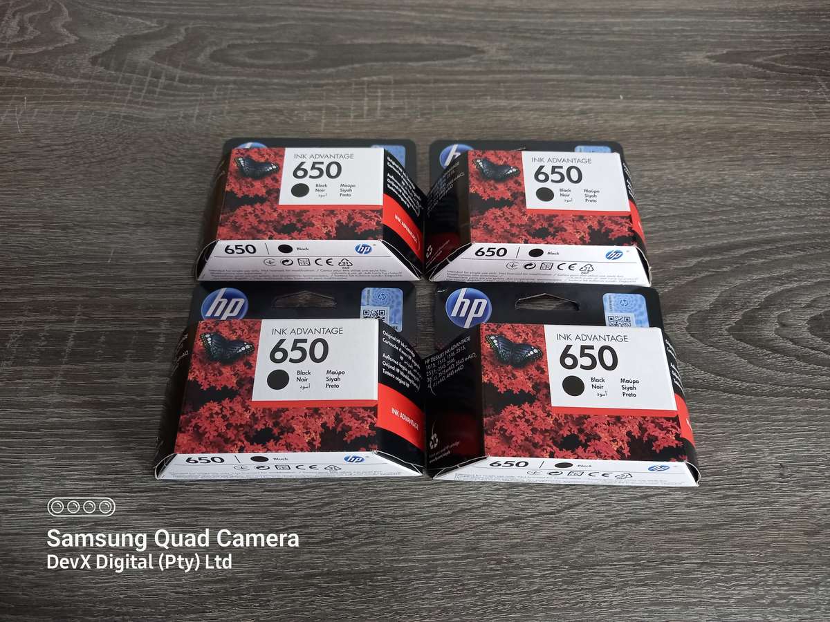Brand New - Genuine HP 650 Black Ink - For Compatible Ink Advantage Printer - Last 4 Units In Stock