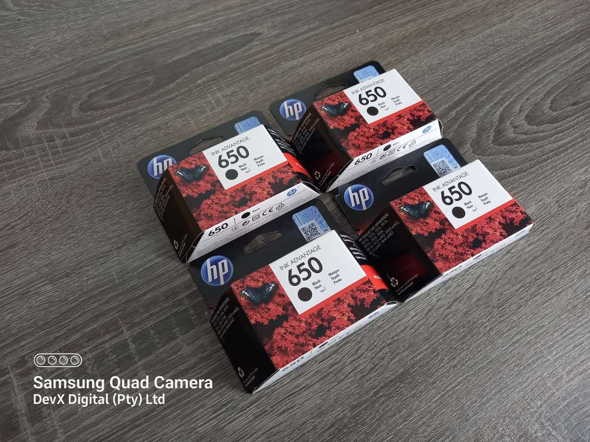 Brand New - Genuine HP 650 Black Ink - For Compatible Ink Advantage Printer - Last 4 Units In Stock