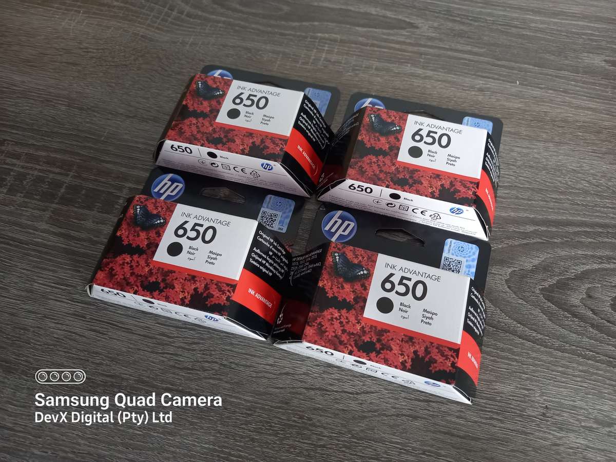 Brand New - Genuine HP 650 Black Ink - For Compatible Ink Advantage Printer - Last 4 Units In Stock