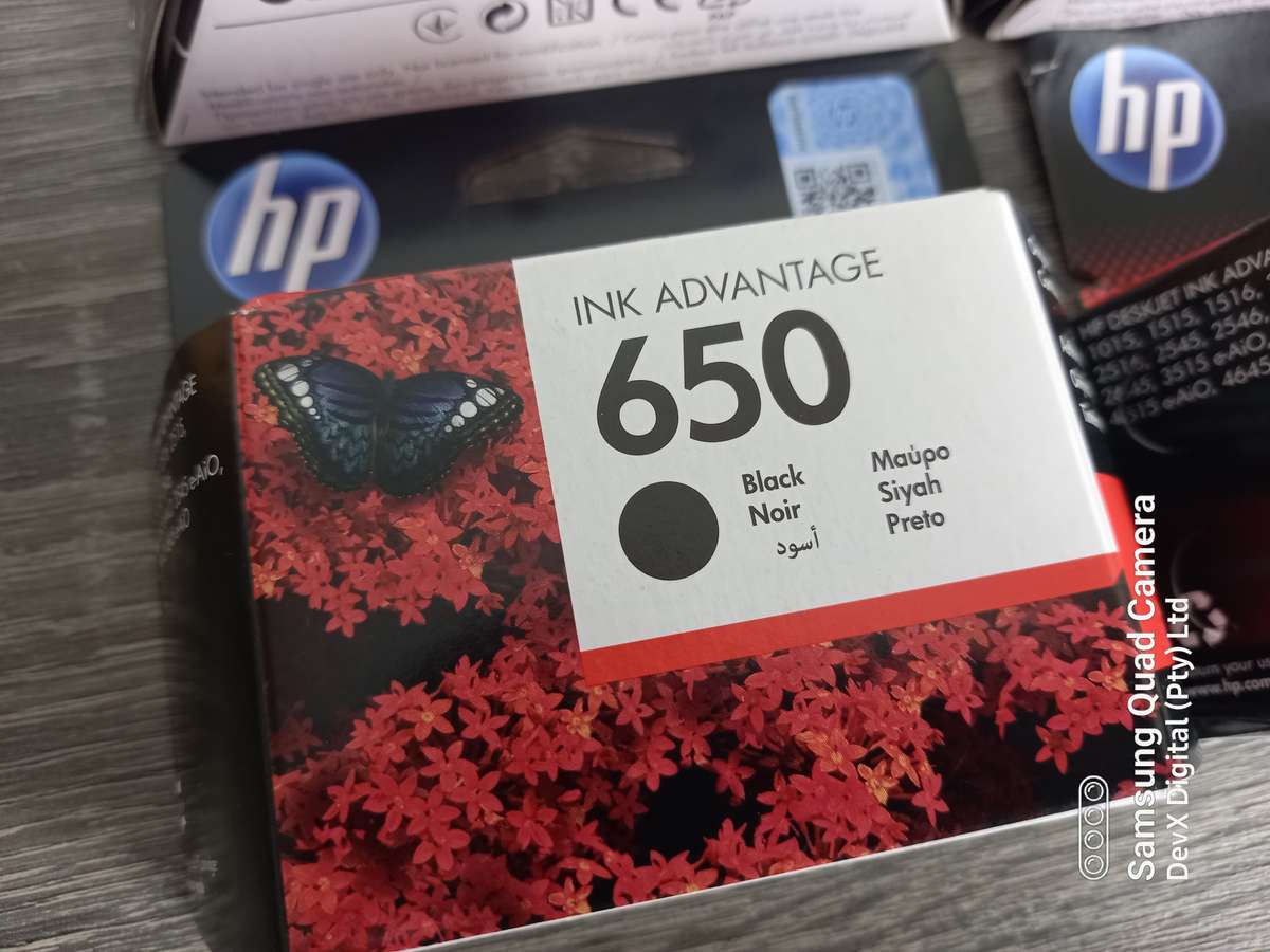 Brand New - Genuine HP 650 Black Ink - For Compatible Ink Advantage Printer - Last 4 Units In Stock