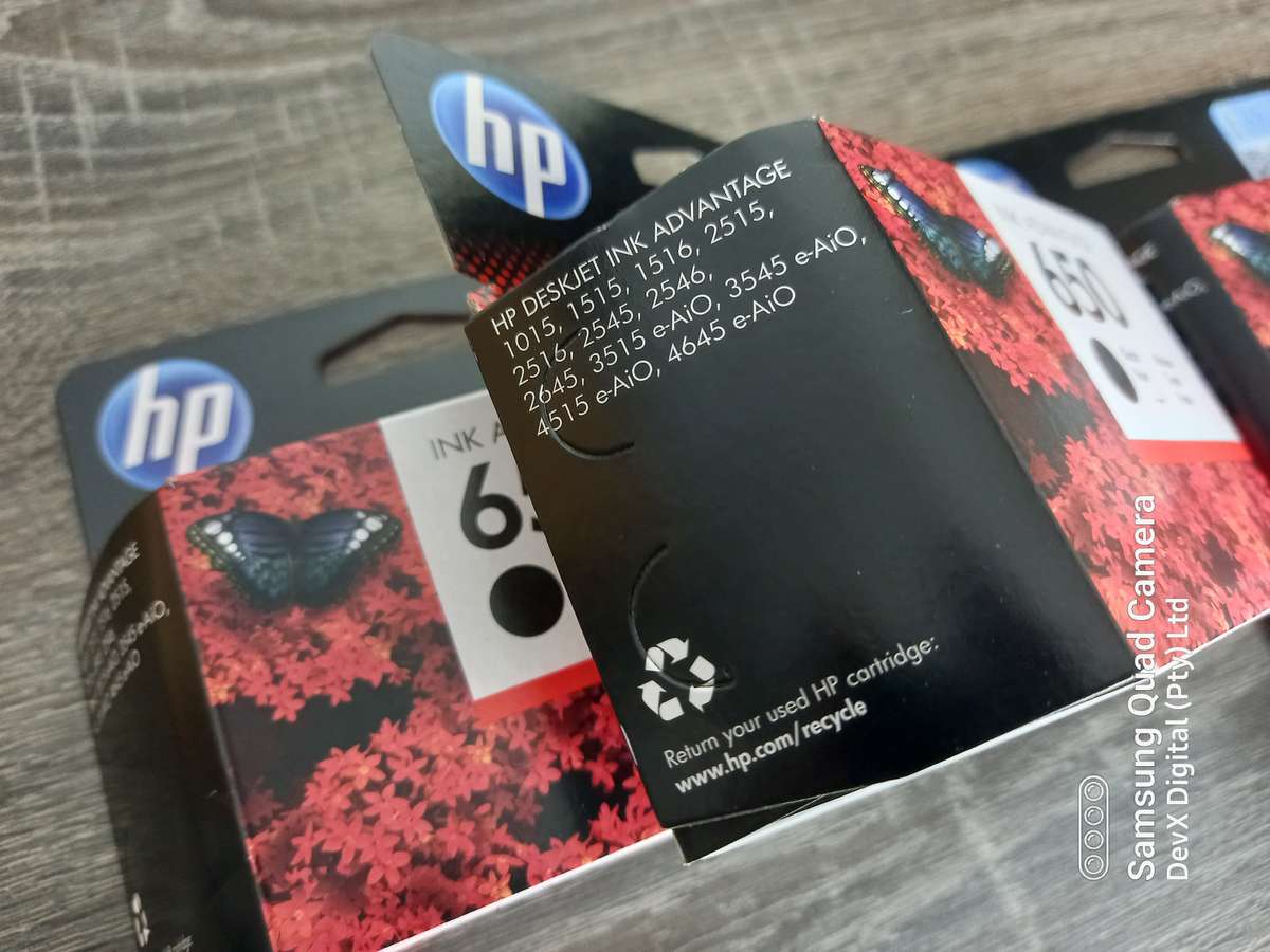Brand New - Genuine HP 650 Black Ink - For Compatible Ink Advantage Printer - Last 4 Units In Stock