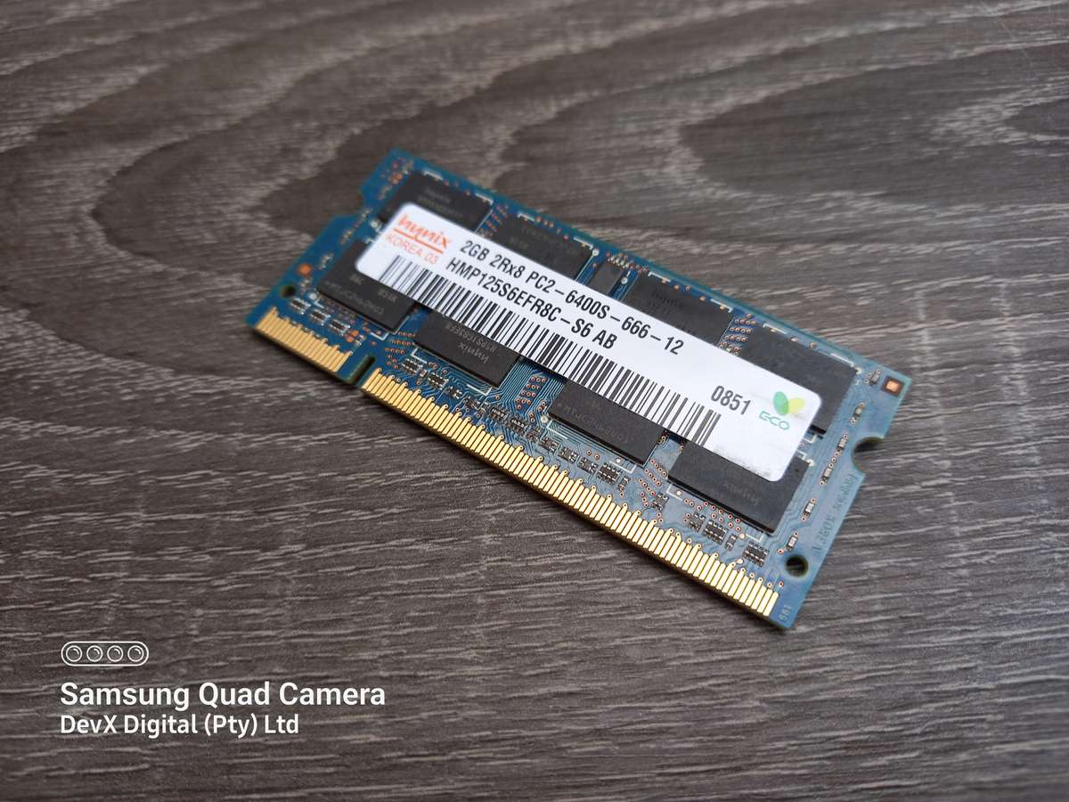 2GB DDR2 Laptop Ram - Hynix PC2 - Verified Tested & Working