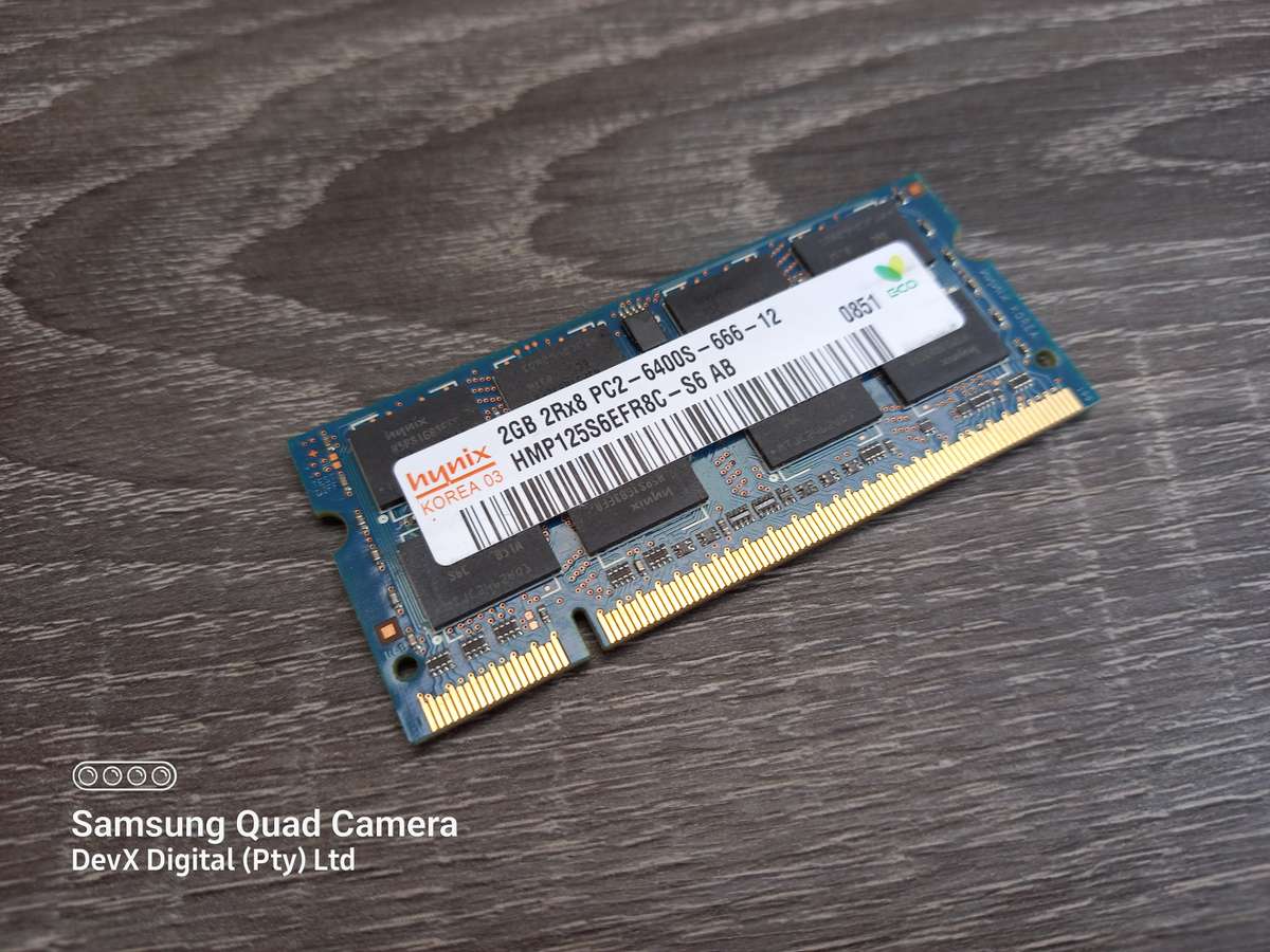 2GB DDR2 Laptop Ram - Hynix PC2 - Verified Tested & Working