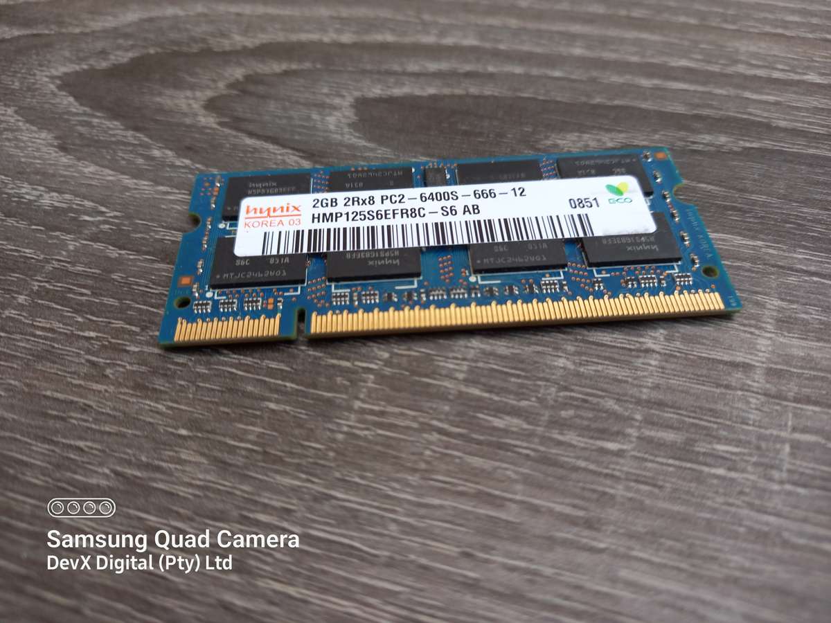 2GB DDR2 Laptop Ram - Hynix PC2 - Verified Tested & Working