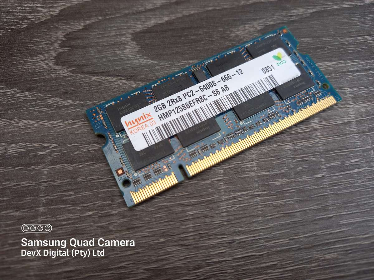 2GB DDR2 Laptop Ram - Hynix PC2 - Verified Tested & Working