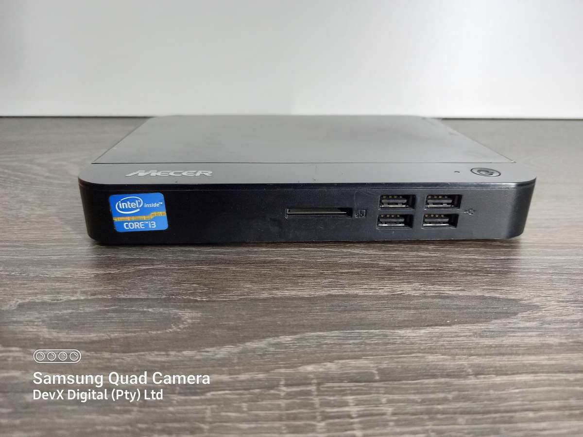 Verified Working - i3 Mecer Mini PC - Fits In Your Hand - 4GB RAM - USB3 - HDMI - VGA - Last Unit!