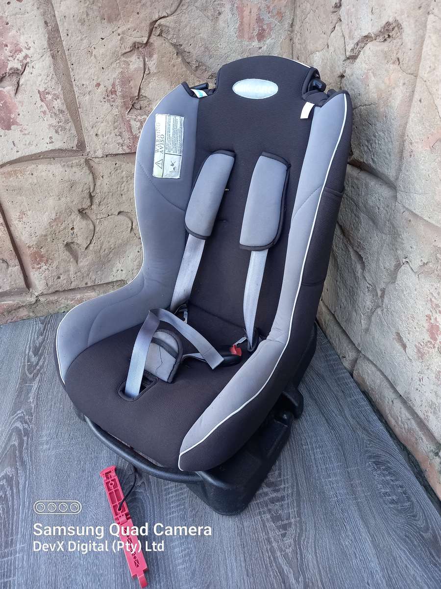 Black & Grey Little One Baby Car Seat - Safety & Comfort For Your Child