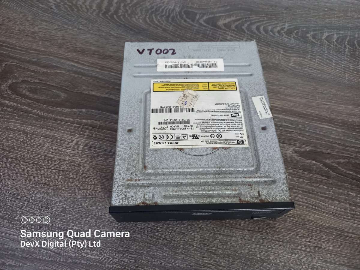 Verified Tested - HP DVD Writer - SATA Connection + FREE SATA Cable - All 6 Sides Photographed