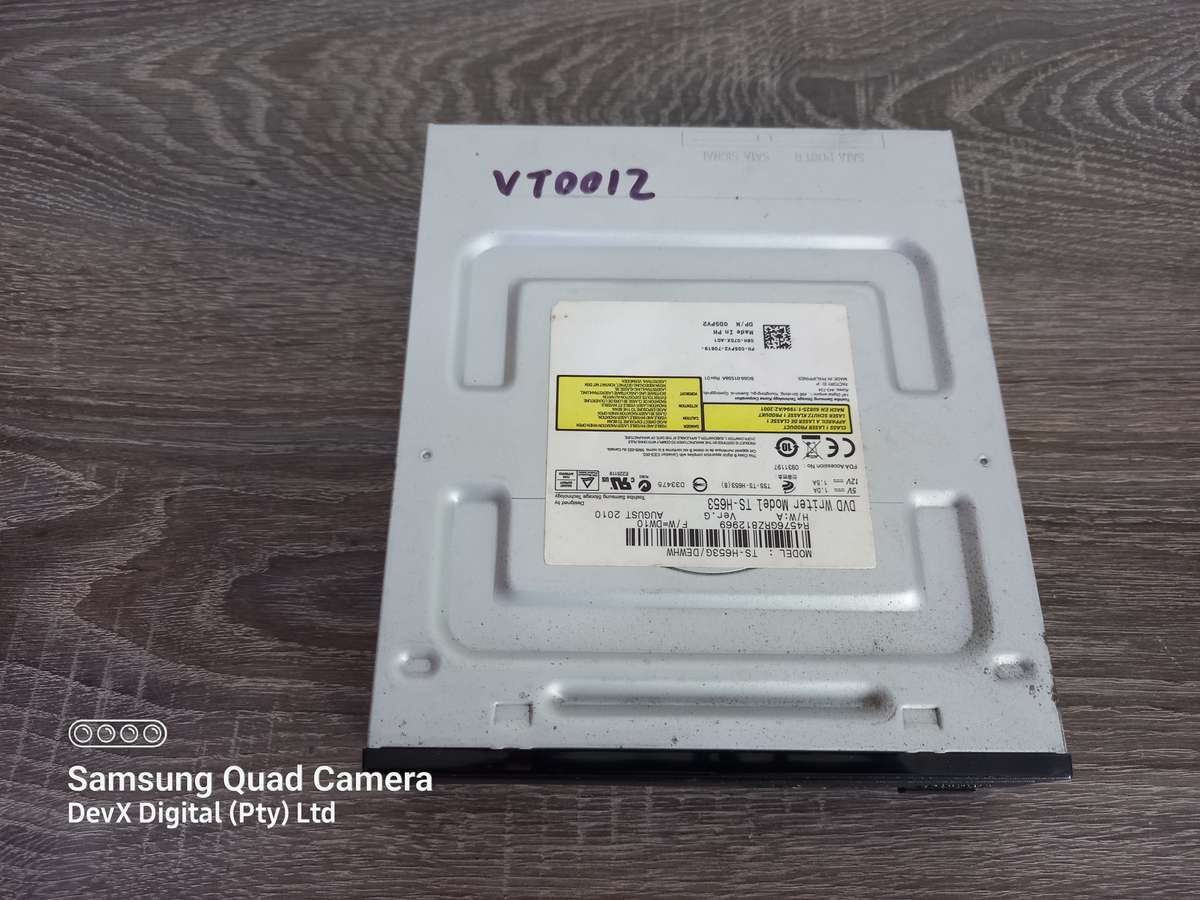 Verified Tested - Samsung DVD Writer - SATA Connection + FREE SATA Cable - All 6 Sides Photographed