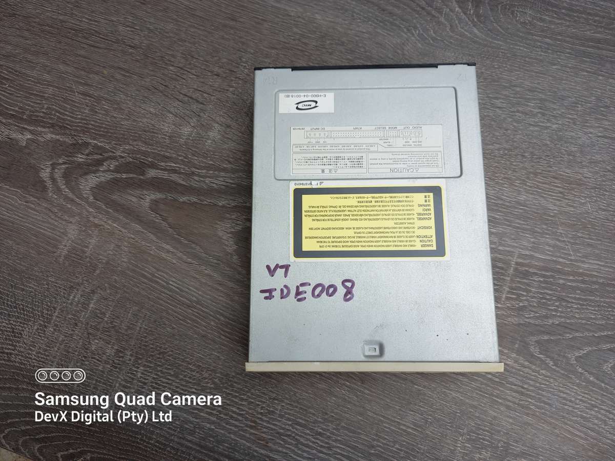 Verified Tested - Vintage Samsung DVD Writer - IDE Connection + FREE IDE Cable - White/Yellow Front