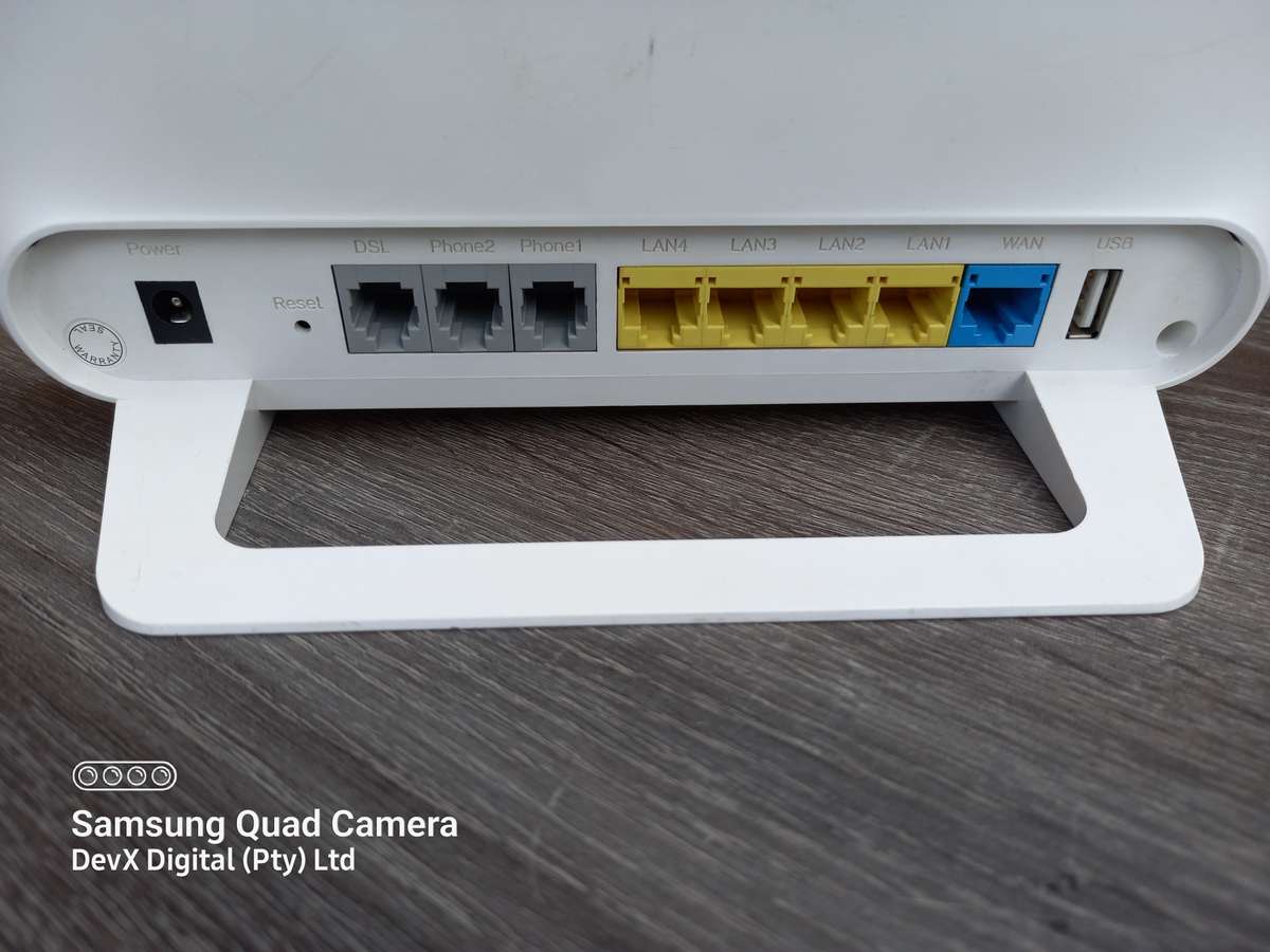 Verified Tested - Huawei HG659 Home Gateway Router - 4-ports - Connect Up-to 32 Devices