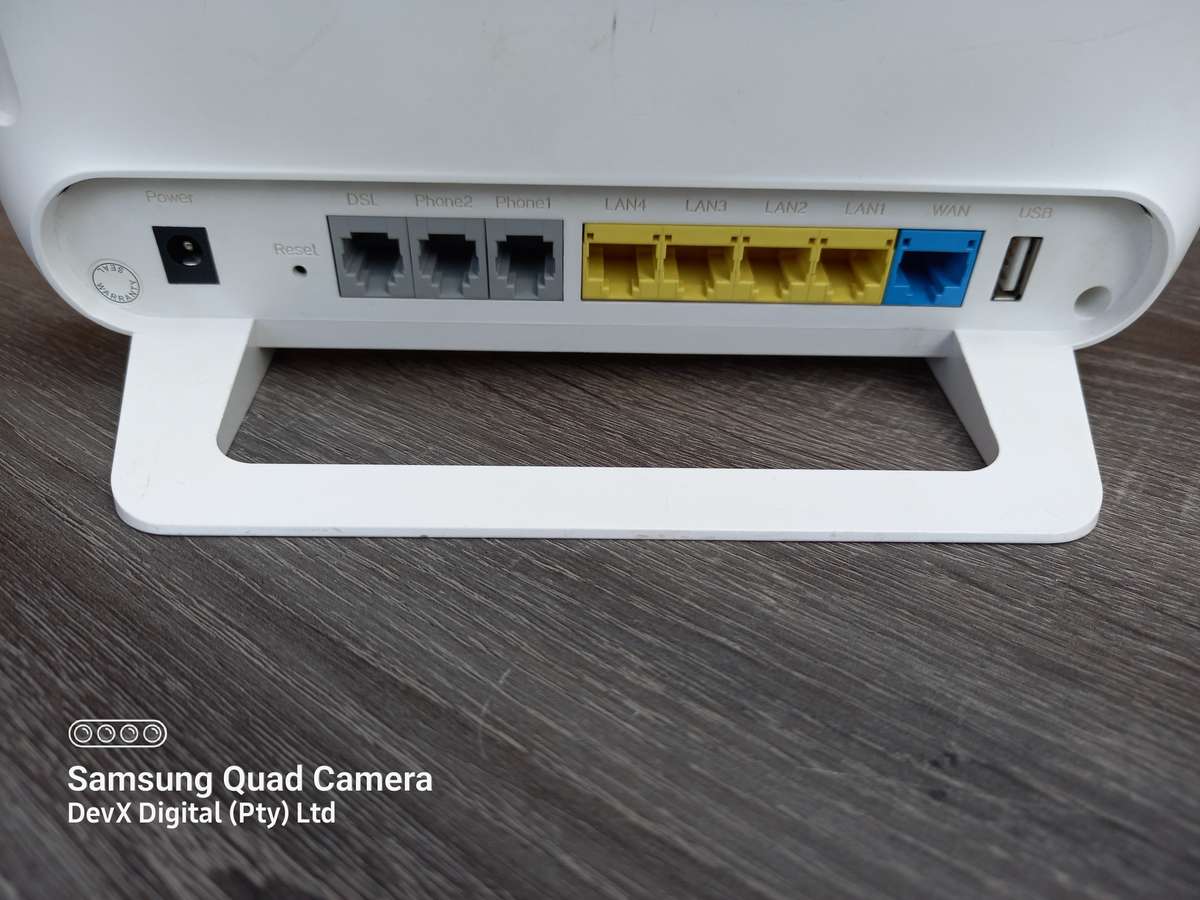 Verified Tested - Huawei HG659 Home Gateway Router - 4-ports - Connect Up-to 32 Devices