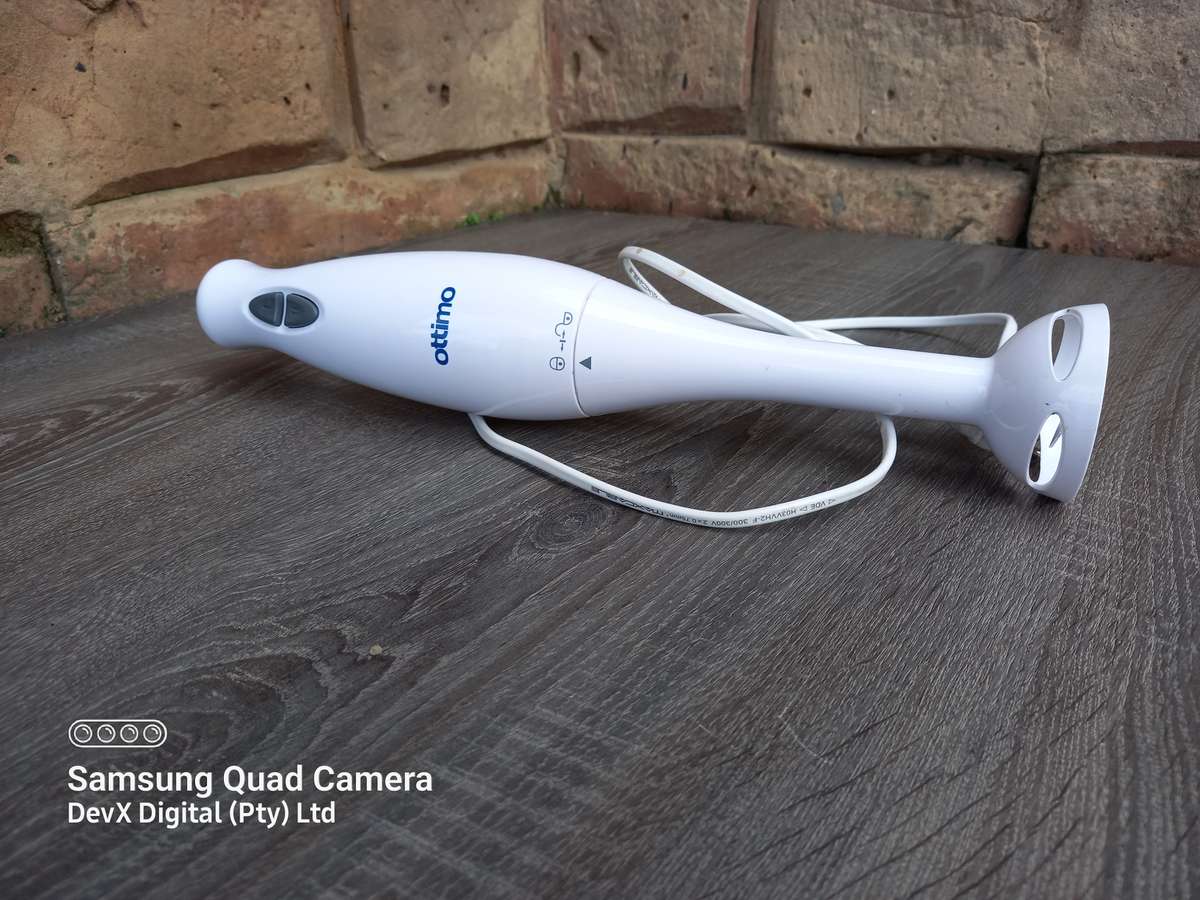 Massive 3-in-1 Kitchen Combo - Stick Blender, Can Opener & Knife Sharpener + FREE Glass Bowl!