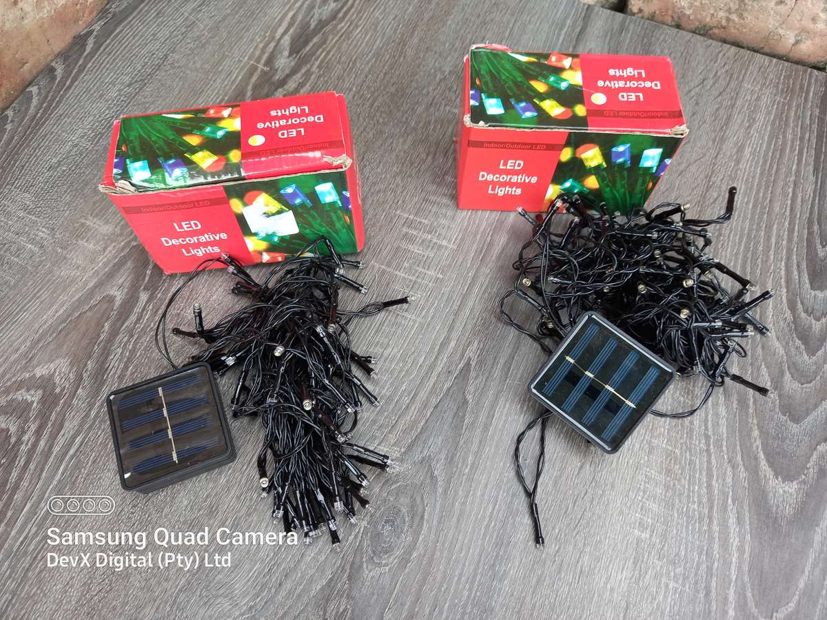 Verified Working - 50-Piece Solar Lights - Perfect For Ambient Lighting - Last 2 Units Left