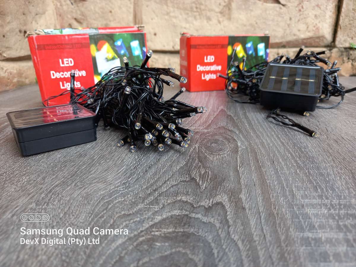 Verified Working - 50-Piece Solar Lights - Perfect For Ambient Lighting - Last 2 Units Left