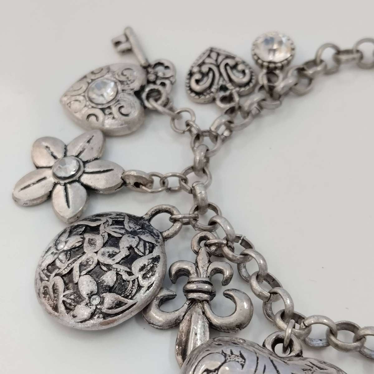 Stainless Steel Charm Bracelet