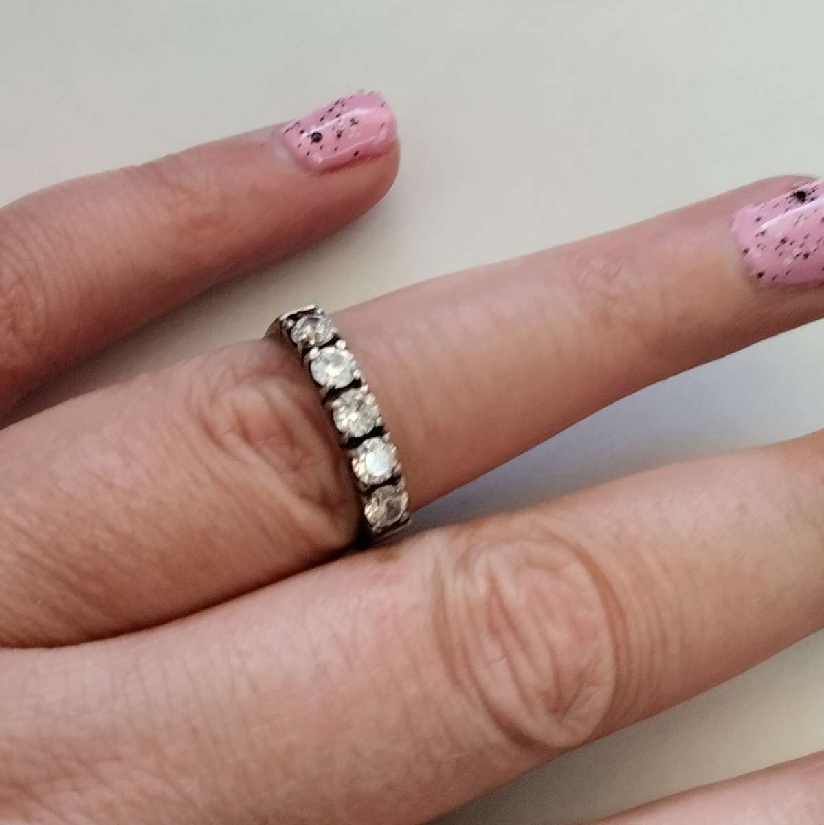 Elegant Sterling Silver Ladies Ring #S0017