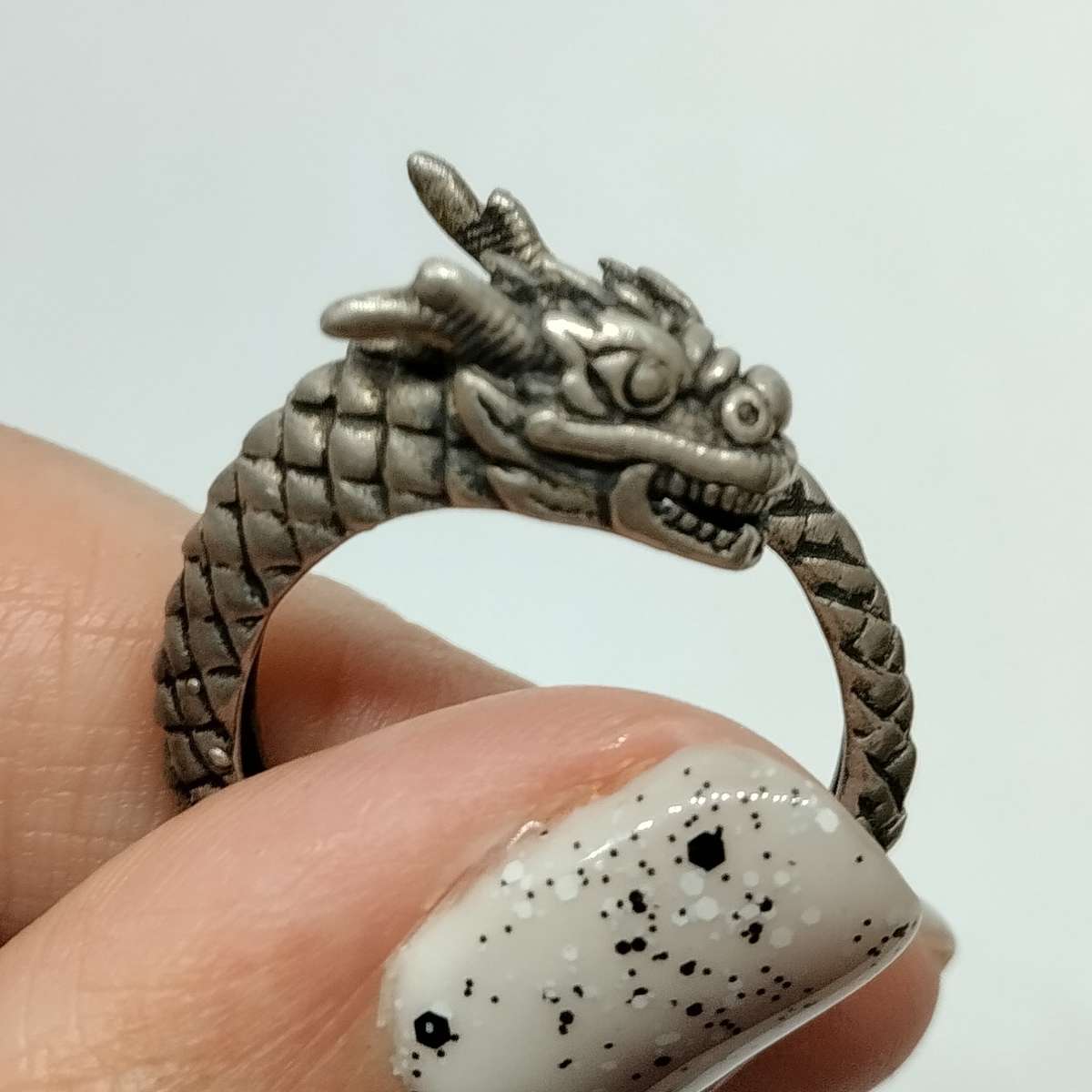 Sterling Silver Dragon Ring #S0056