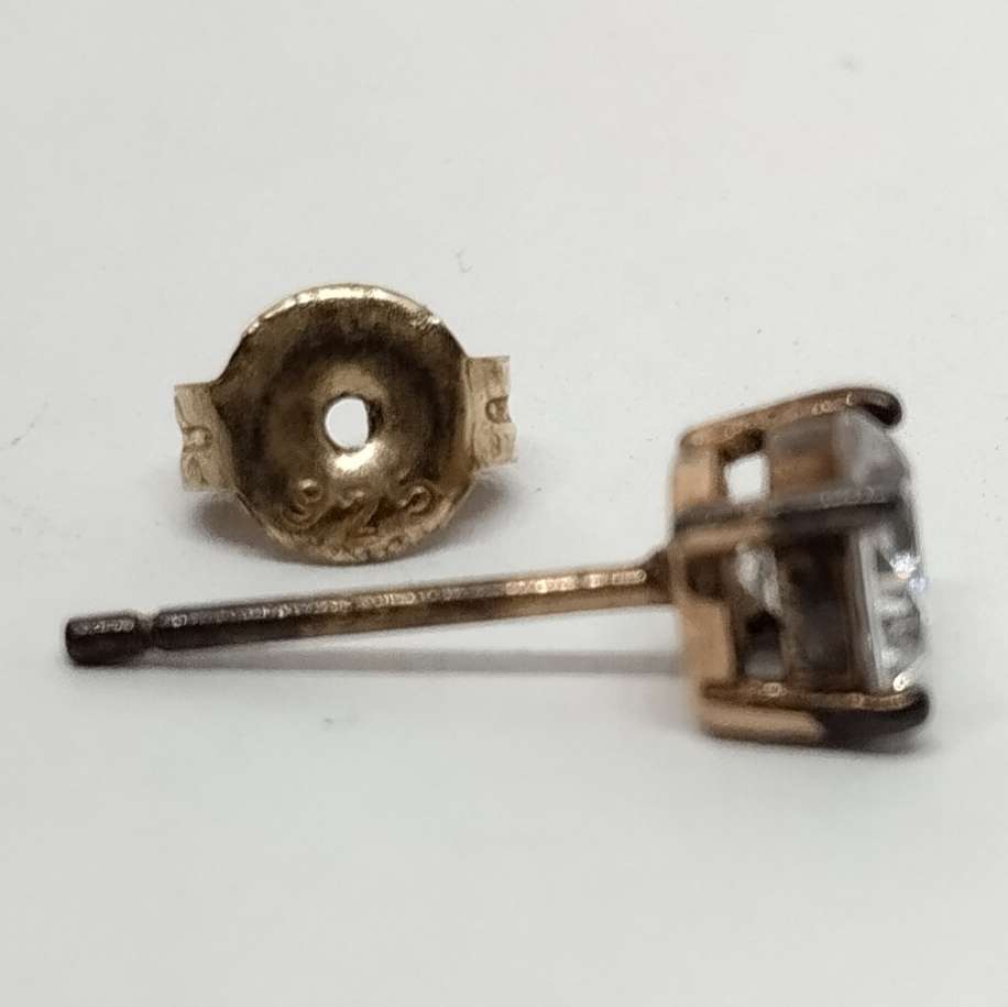 Dainty Sterling Silver Stud Earrings  #F0114