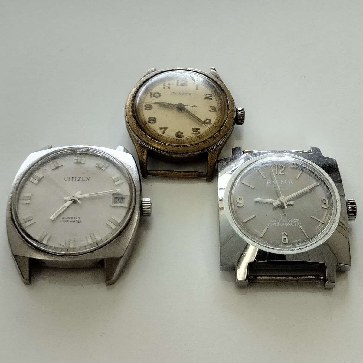 3 Piece Watch Face Lot #W0122