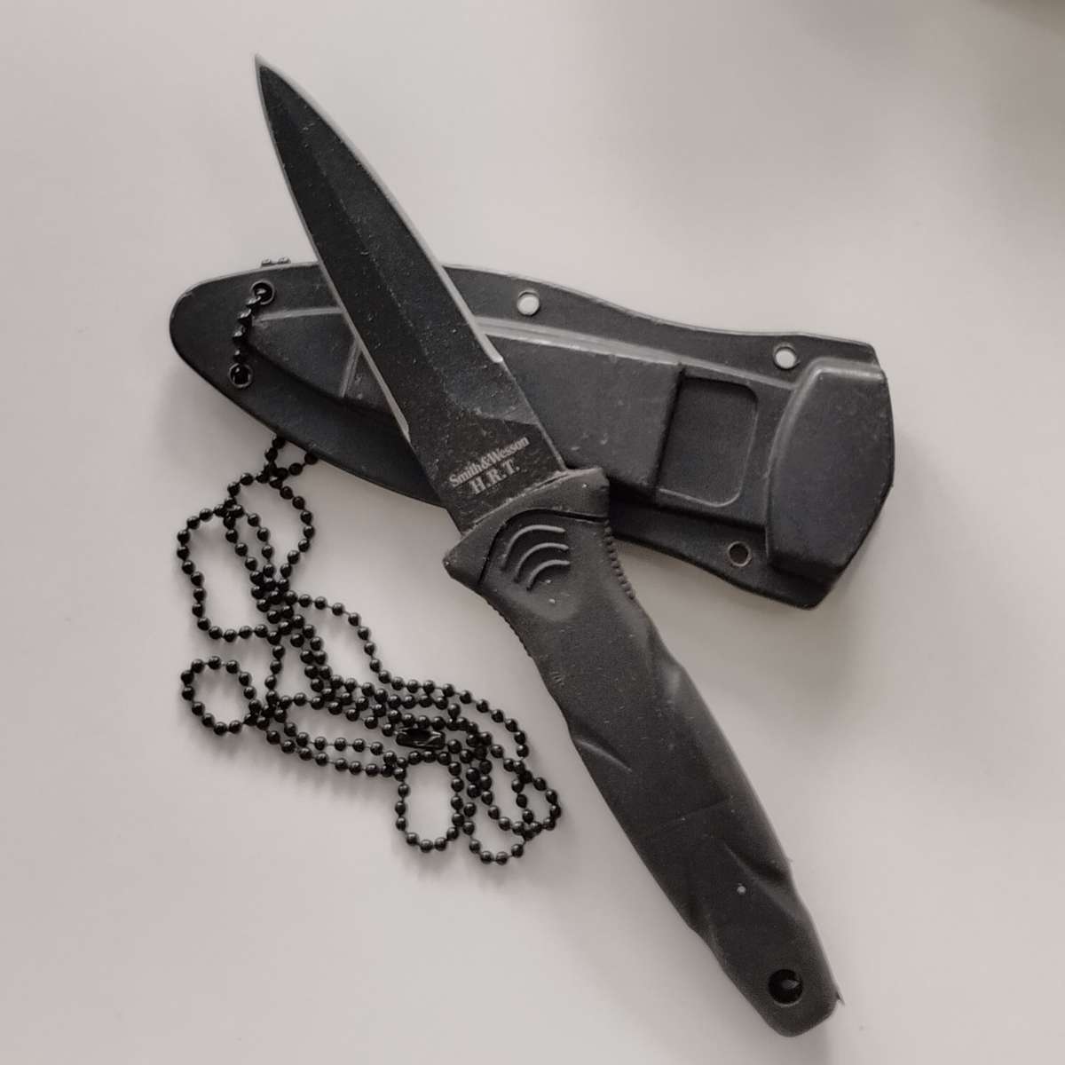 Smith & Wesson H.R.T SWHRT3 Knife with Sheath #O0079