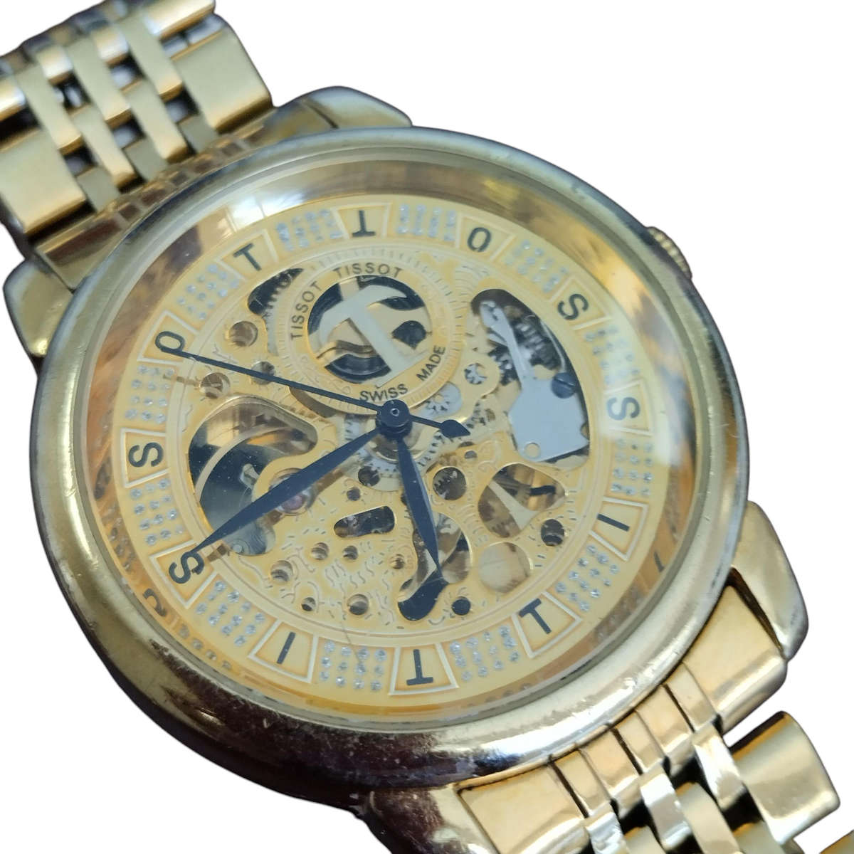 Tissot Skeleton Gold Plated #K001