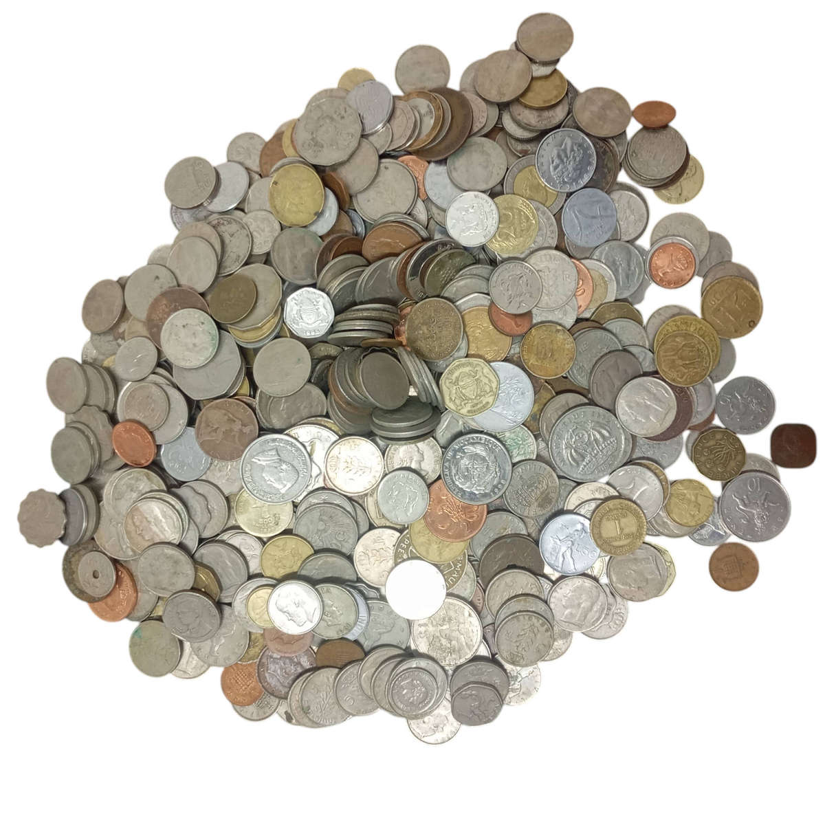 3.6Kg Mixed Int. Coin Lot