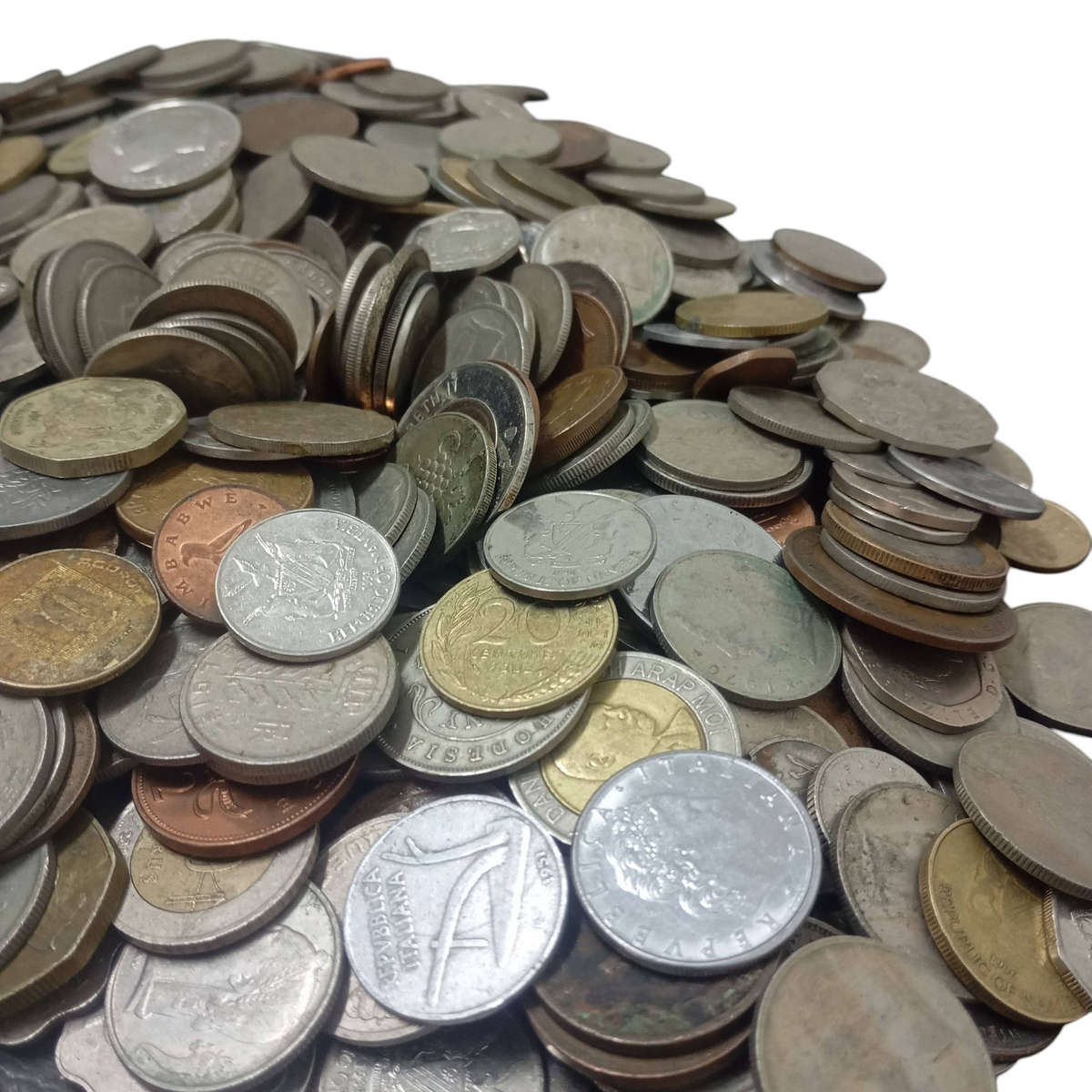 3.6Kg Mixed Int. Coin Lot