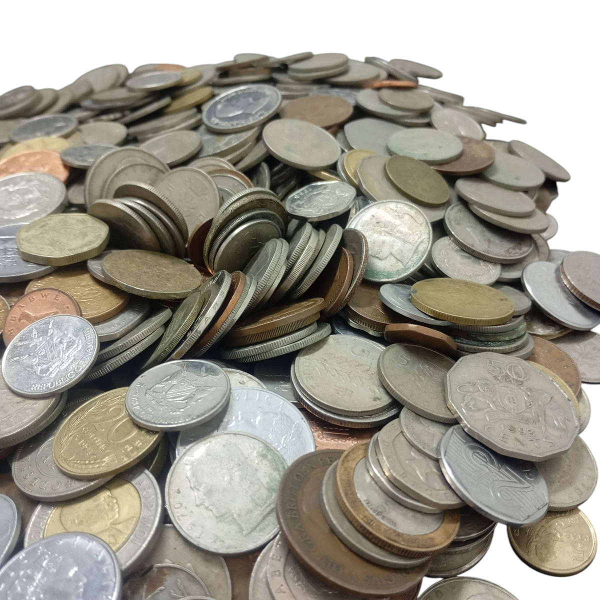 3.6Kg Mixed Int. Coin Lot