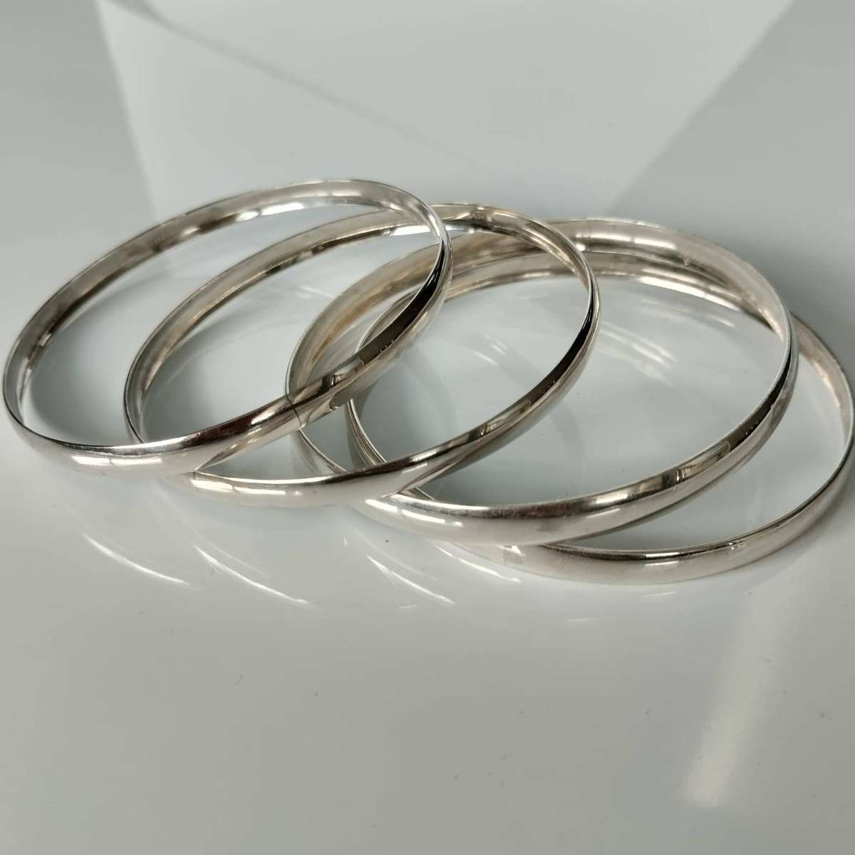 4x Sterling Silver Bangles