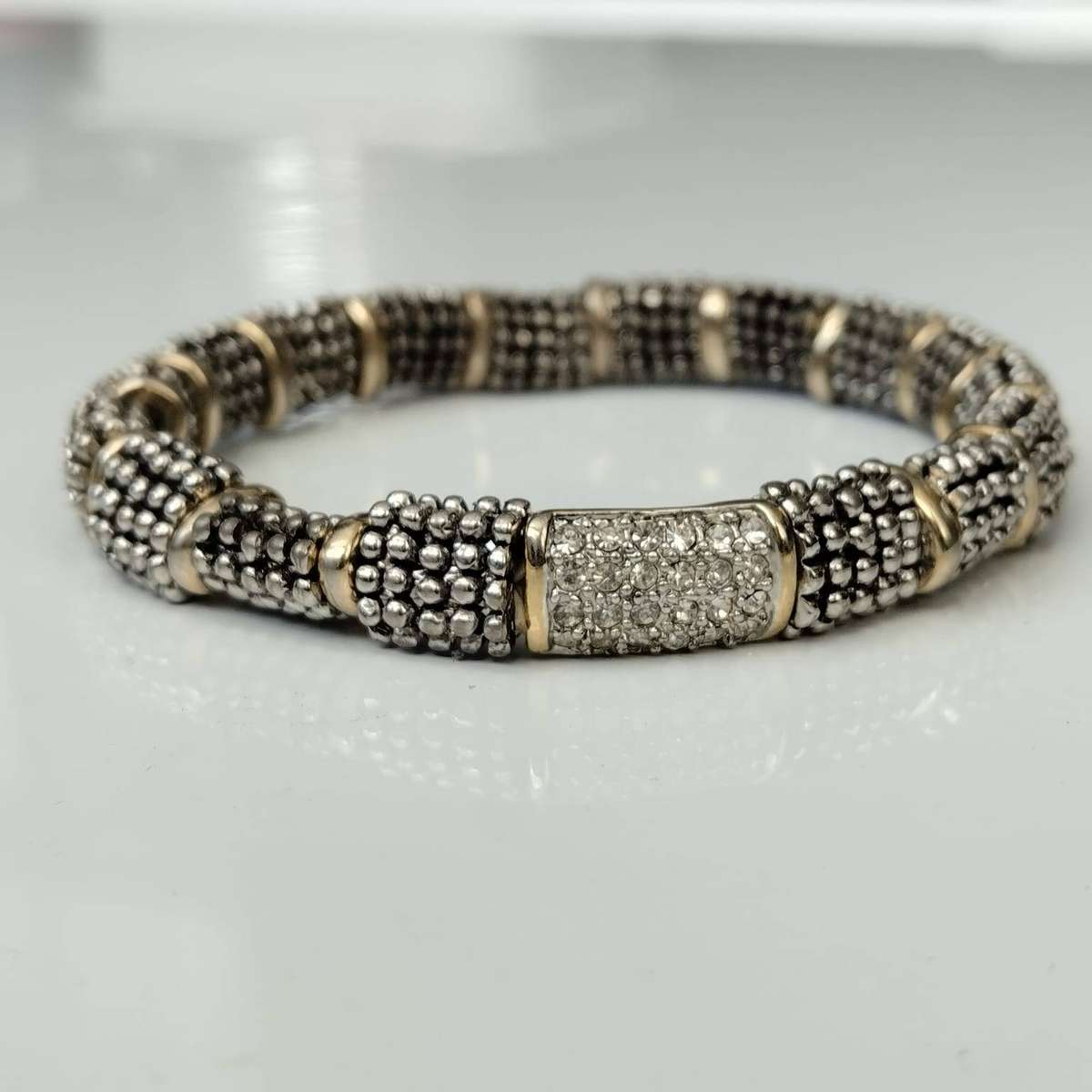 Stretch two-tone Bracelet